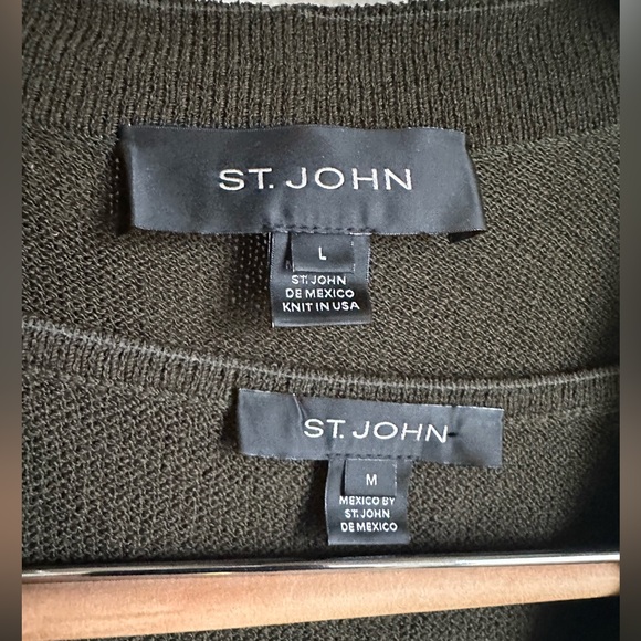 ST. JOHN 3 PIECE SWEATER PANT SET - Picture 2 of 13